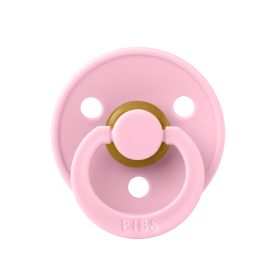   BIBS játszócumi - Colour natúr kaucsuk 6-18 hó babarózsaszín 1 db tasakban