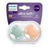 Philips AVENT játszócumi Ultrasoft Premium neutral 0-6hó 2db  