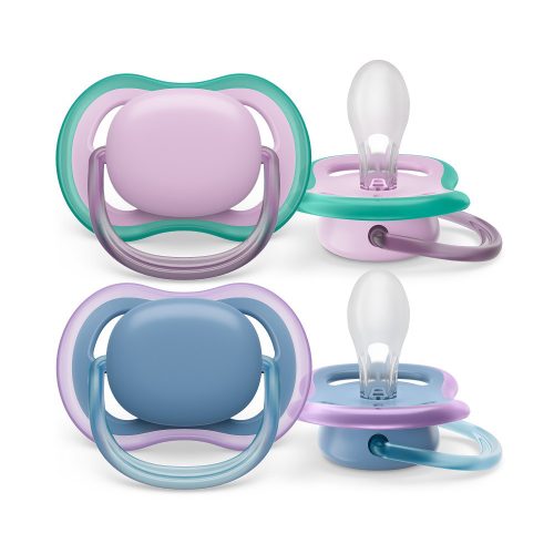 Philips AVENT játszócumi Ultra Air neutral 6-18hó lányos kék 2db  