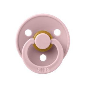   BIBS játszócumi - Colour natúr kaucsuk 0-6 hó szilvarózsa 1 db tasakban