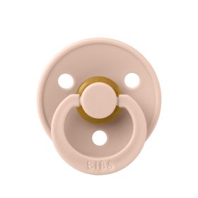   BIBS játszócumi - Colour natúr kaucsuk 6-18 hó púderrózsaszín 1 db tasakban