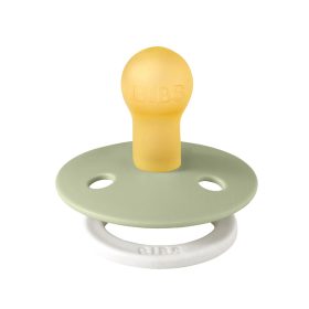   BIBS játszócumi - Colour natúr kaucsuk éjszakai 0-6 hó zsálya 1 db tasakban