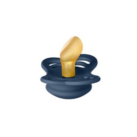   BIBS játszócumi - Couture natúr kaucsuk 0-6 hó acélkék 1 db tasakban