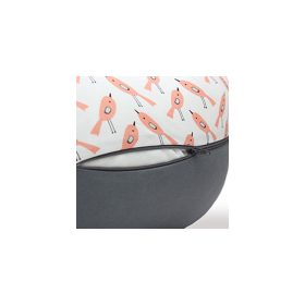   Scamp szoptatós párna univerzális pamut Grey Birds SZPE245