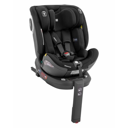 Kikkaboo gyerekülés i-Conic i-Size Isofix 40-150 cm fekete