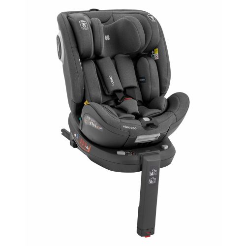 Kikkaboo gyerekülés i-Conic i-Size Isofix 40-150 cm sötétszürke