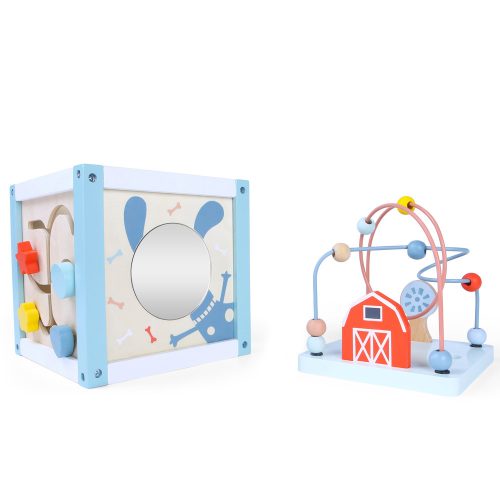 Zopa fa játék készségfejlesztő kocka kék