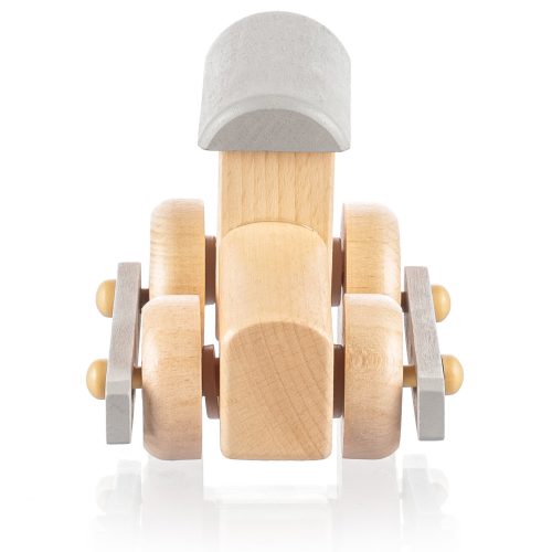 Zopa fa játék guruló mozdony szürke