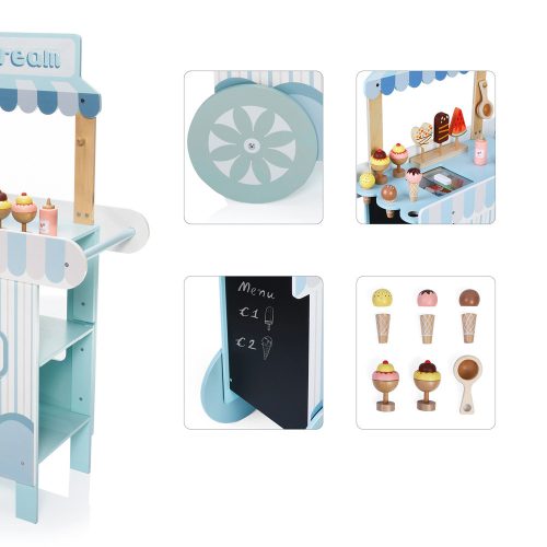 Zopa fa fagylaltozó játékkészlet