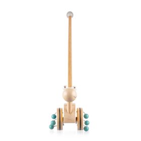 Zopa fa játék tologatós dínó kék