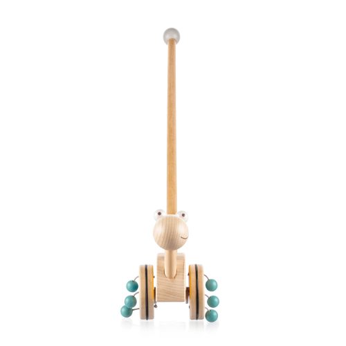 Zopa fa játék tologatós dínó kék