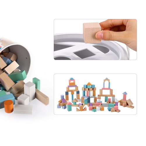 Zopa fa építőkocka készlet 100db