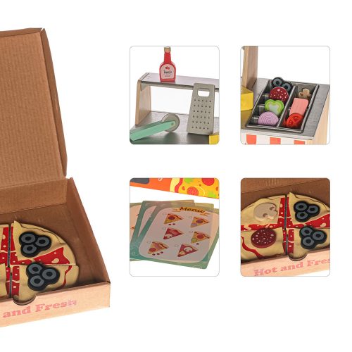 Zopa fa pizzéria játékkészlet