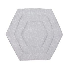   Fillikid betét hatszögletű utazójárókába 124cm átmérőjű szürke Safari 1121-77