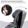 Kinderkraft gyerekülés Safety Fix 2 i-Size Isofix 76-150cm szürke