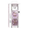 BIBS játszócumi – X Liberty Colour natúr kaucsuk 0-6 hó kamilla viola 2 db