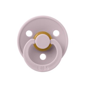   BIBS játszócumi - Colour natúr kaucsuk 0-6 hó hamvas lila 1 db tasakban