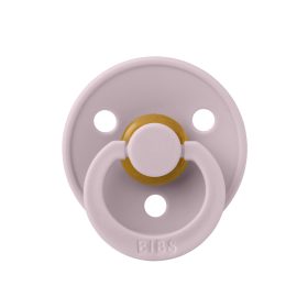   BIBS játszócumi - Colour natúr kaucsuk 6-18 hó hamvas lila 1 db tasakban