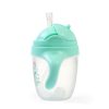 BabyOno itatópohár szívószállal füllel 240ml menta 1464/03