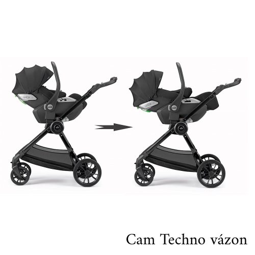 CAM hordozó Relax I-Size 40-87cm Modus és Techno Babila babakocsikra 179 fekete