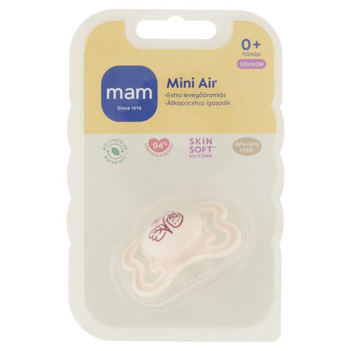 MAM játszócumi Mini Air szilikon 0hó