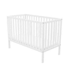 Timba kiságy Félix egyenes végű 60x120 fehér