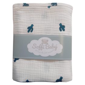 Soffi Baby takaró muszlin dupla kaktusz 70x90cm