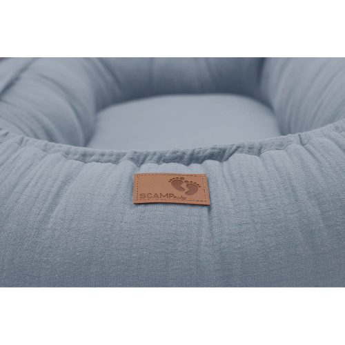 Scamp babafészek muszlin Silver DBF009