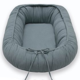 Scamp babafészek muszlin Grey DBF004