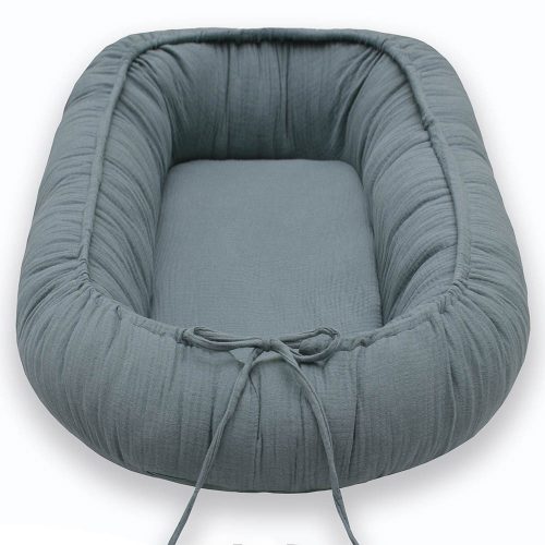 Scamp babafészek muszlin Grey DBF004