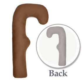   Scamp ölelő párna F-alakú 75x135cm Barna-szürke FELP007_75