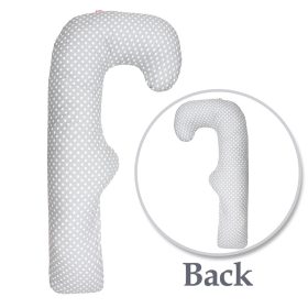 Scamp ölelő párna F-alakú 80x150cm Grey Dots FELP002_80