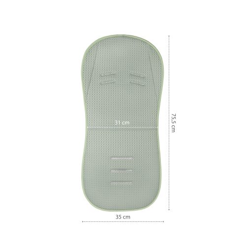 Zopa ülésbetét babakocsiba légáteresztő Breeze Jungle pink