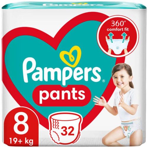 Pampers Pants 8 Jumbo Pack bugyipelenka XXXL 19kg< 32db
