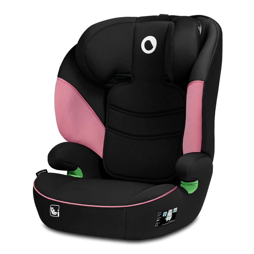 Lionelo Lars i-Size 100-150 cm pink gyerekülés