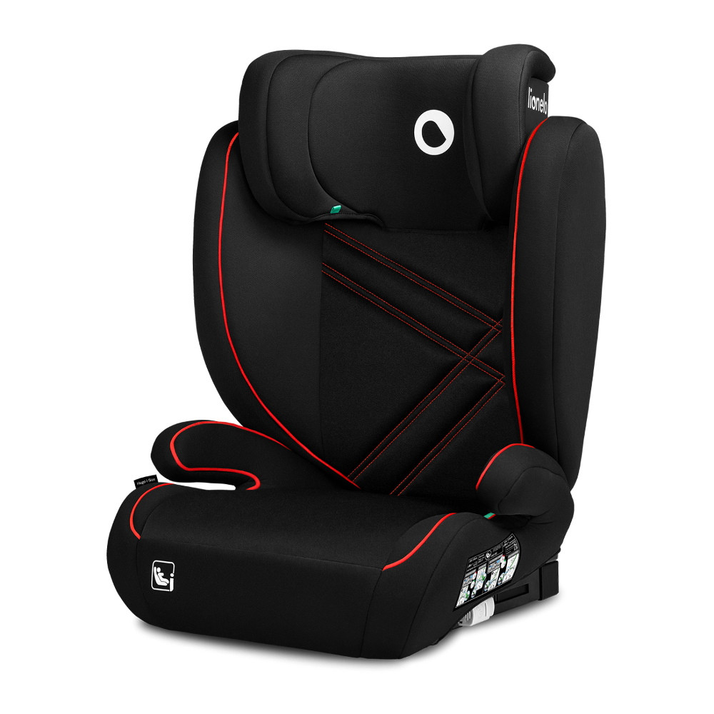 Lionelo Hugo I-Size gyerekülés Sporty Black-Red