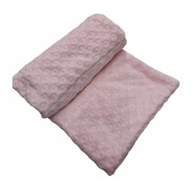   Vaganza takaró wellsoft dupla nyomott mintás 70x90cm Rózsaszín