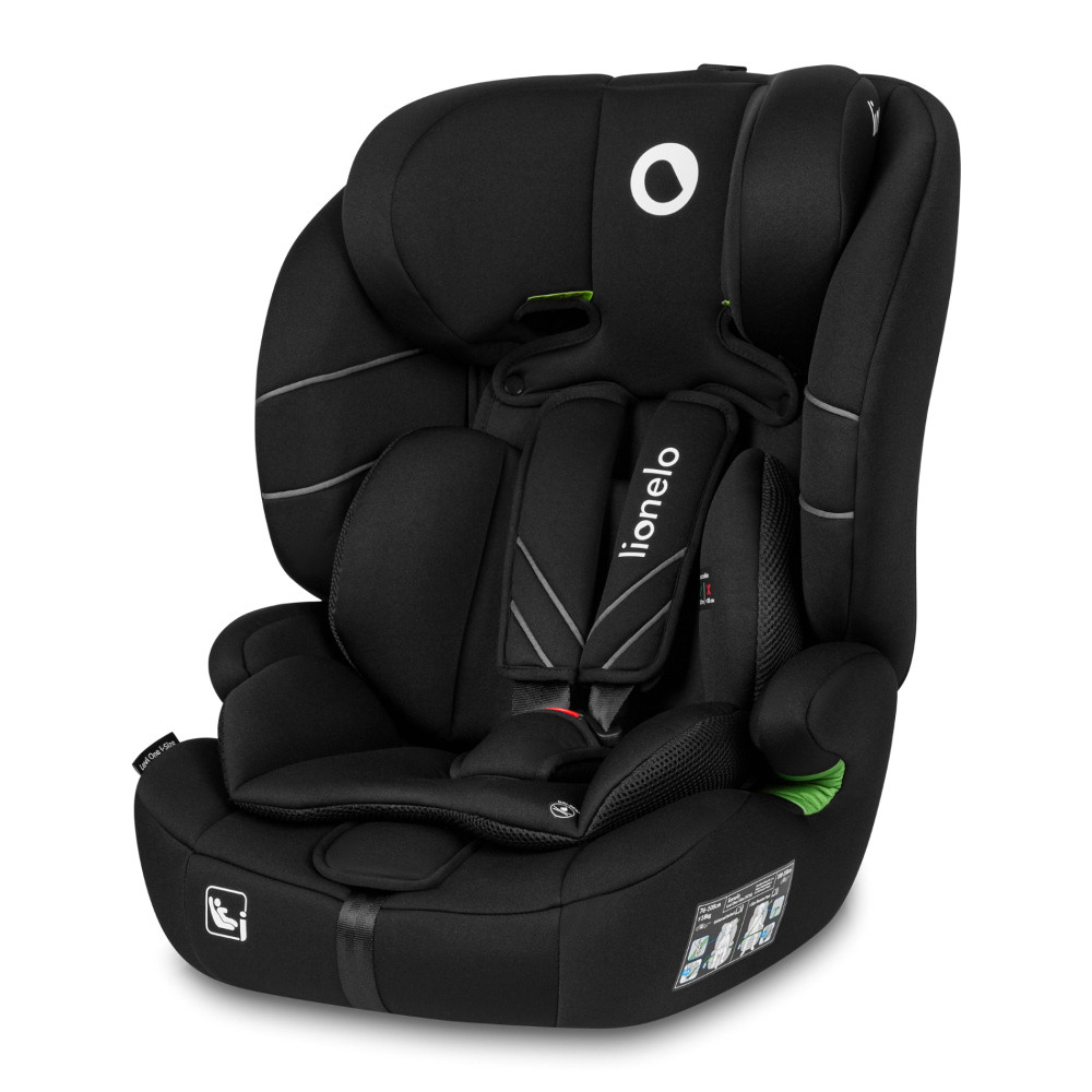 Lionelo Levi One I-Size gyerekülés fekete-carbon színben