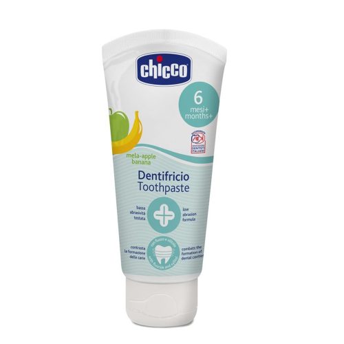 Chicco fogkrém Alma-Banán ízű Xilitollal 50ml 6hó