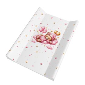   Color pelenkázó lap puha 2 oldalú 70x50cm Maci lány rózsaszín