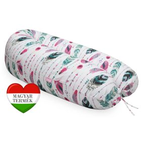   Scamp szoptatós párna univerzális pamut Feather Pink Green SZPE248