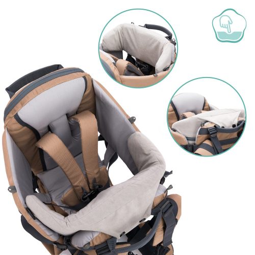 Fillikid háti hordozó - hátizsákkal dessert bézs 18006