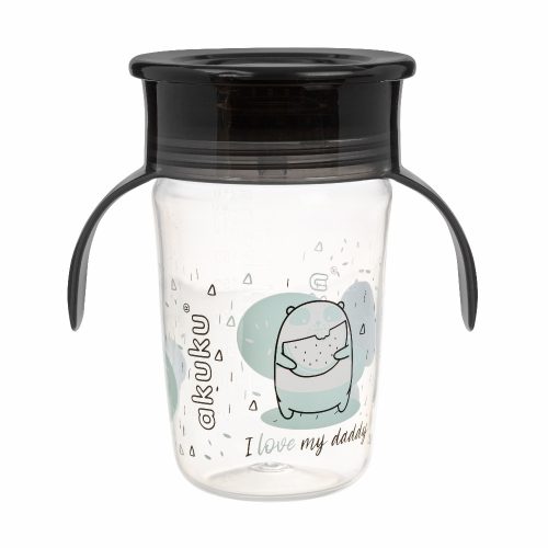 Akuku itatópohár csöpögésmentes 240 ml 360 fok I love my daddy