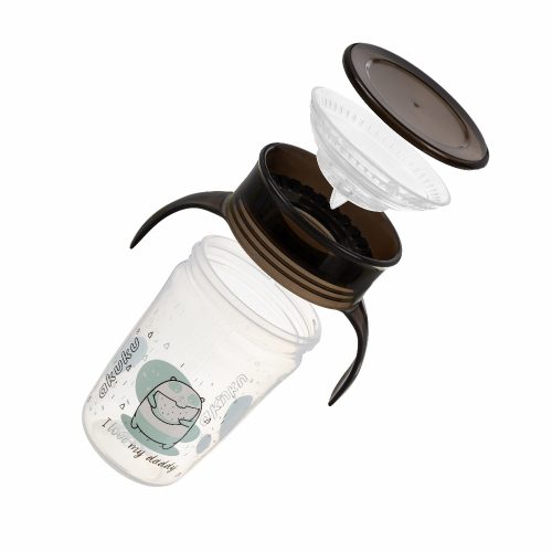 Akuku itatópohár csöpögésmentes 240 ml 360 fok I love my daddy