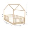 Timba Montessori házikós gyermekágy 80x160cm