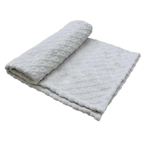 Vaganza takaró wellsoft dupla nyomott mintás 70x90cm Szürke