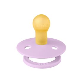   BIBS játszócumi - Studio Katica Colour natúr kaucsuk 0-6 hó viola 1db tasakban