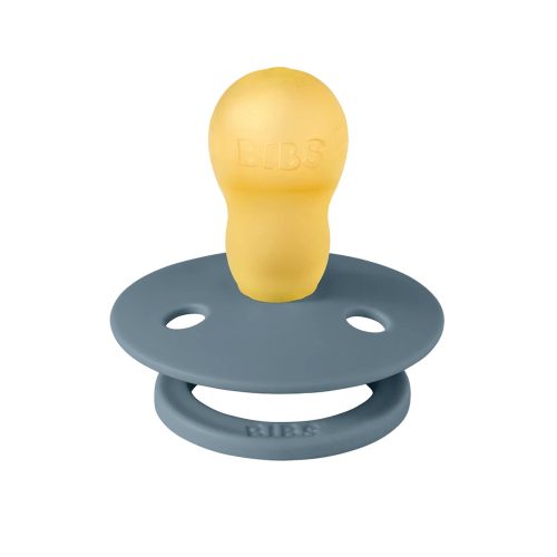 BIBS játszócumi - Studio Méhecskék Colour natúr kaucsuk 18-36 hó páva 1db tasakban