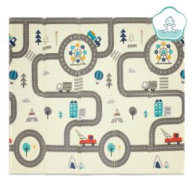   Fillikid játszószőnyeg szivacs Utca 180x200cm dobozban 2212-BOX01