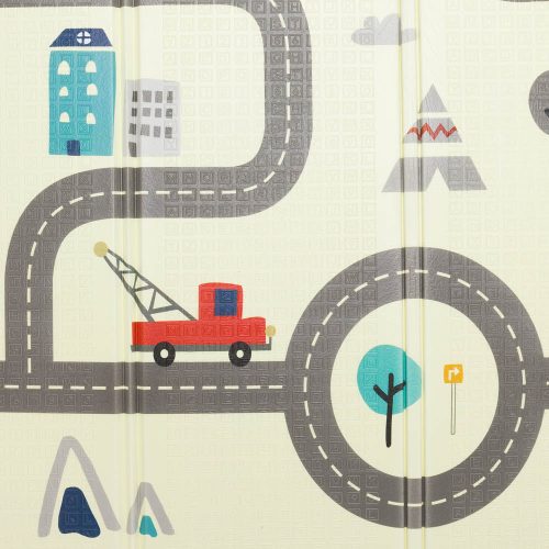 Fillikid játszószőnyeg szivacs Utca 180x200cm dobozban 2212-BOX01